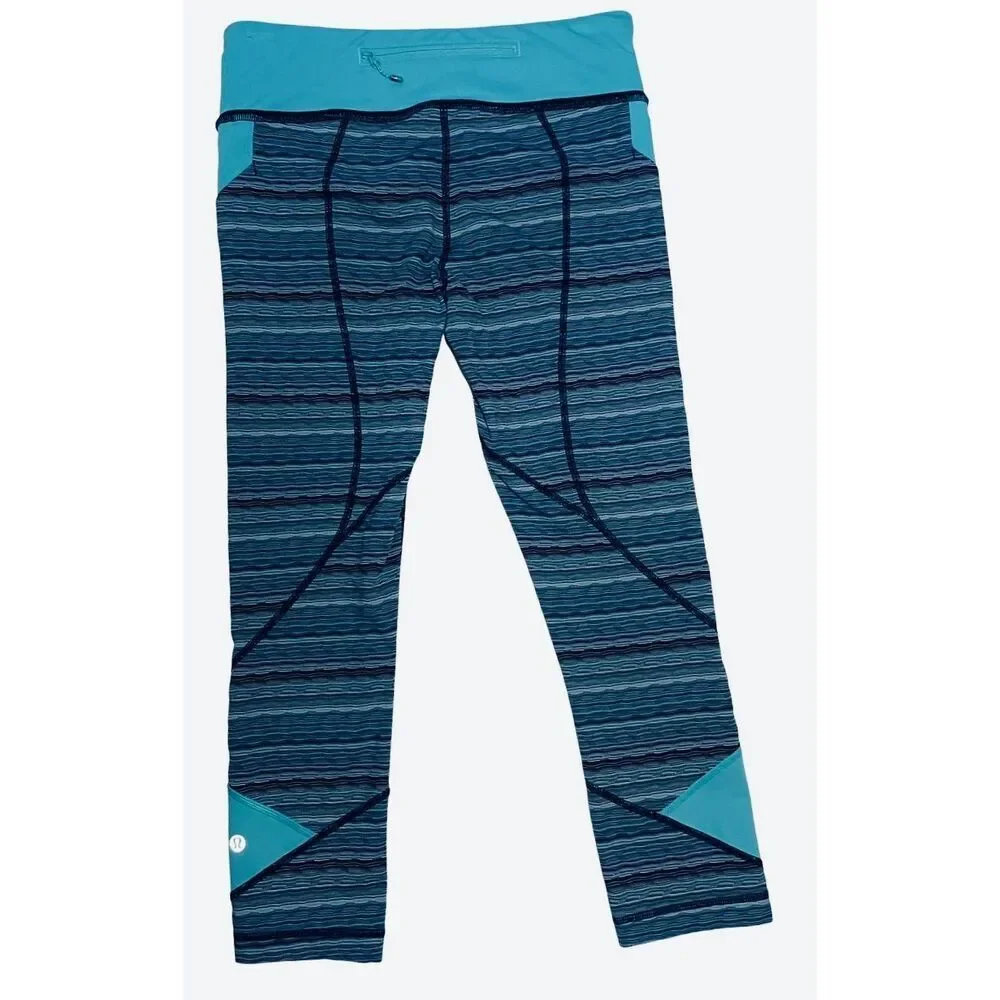 Lululemon Pace Tevival Crops NWOT